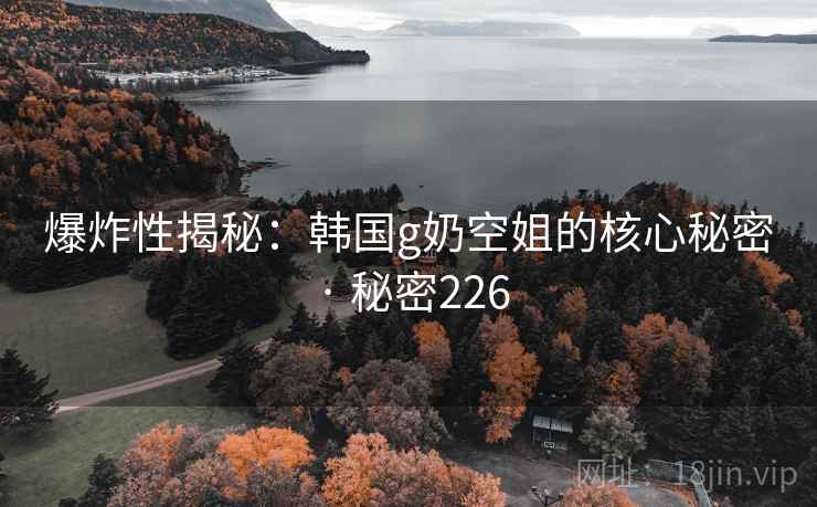 爆炸性揭秘：韩国g奶空姐的核心秘密 · 秘密226